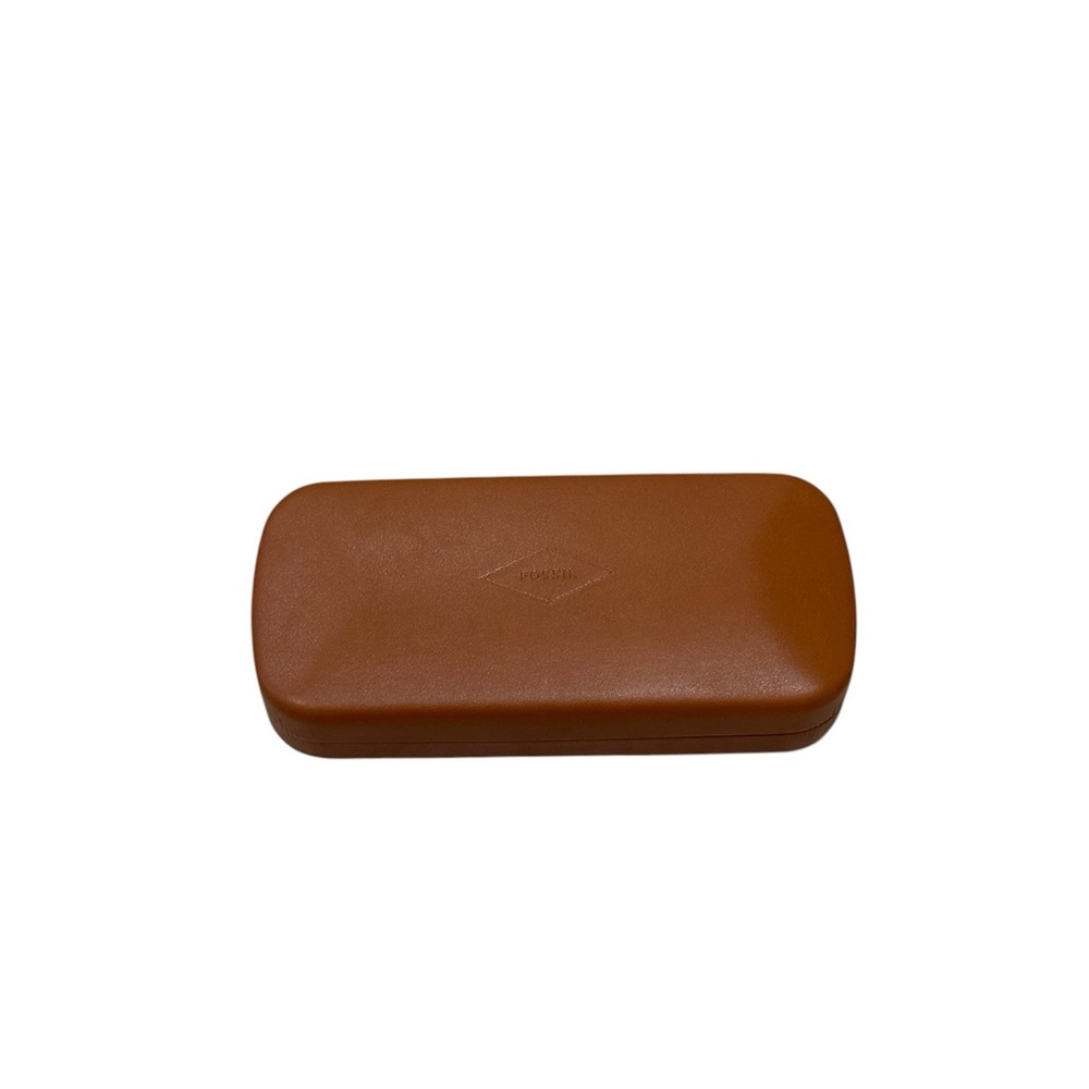 Fossil Brown Leather Vintage Eyeglass Case